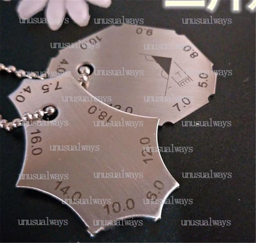 2pc Right Angle Weld Gauge Pocket Fillet Weld Gauge Measure Tool