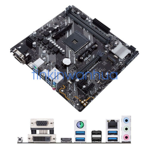 For ASUS PRIME B450M-K II Socket AM4 AMD B450 DDR4 VGA+DVI+HDMI Motherboard - Picture 1 of 5