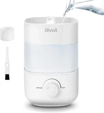 Top Fill Humidifiers for Bedroom, 2.5L Tank for Large Room, Easy to Fill & Clean
