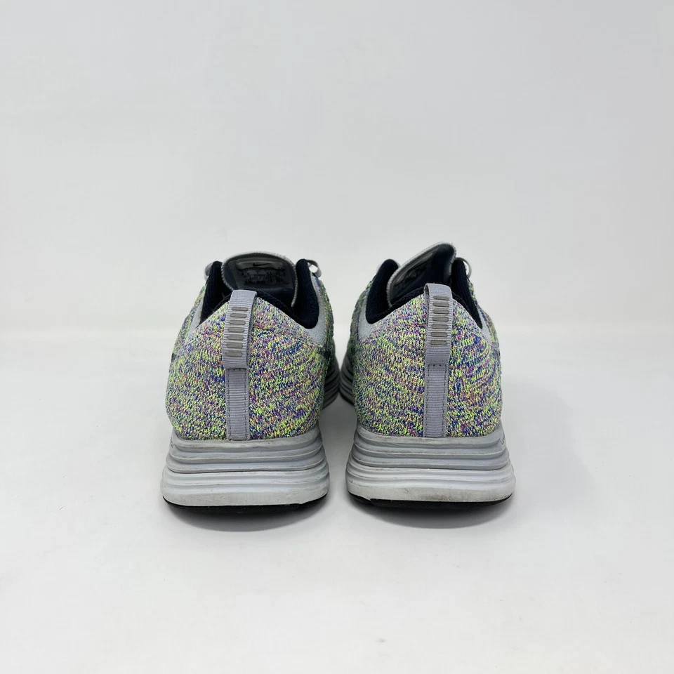 Nike Flyknit Lunar 1 Gray Multicolor Athletic Running Shoes Women's Size 9.5 - Image 4 of 4