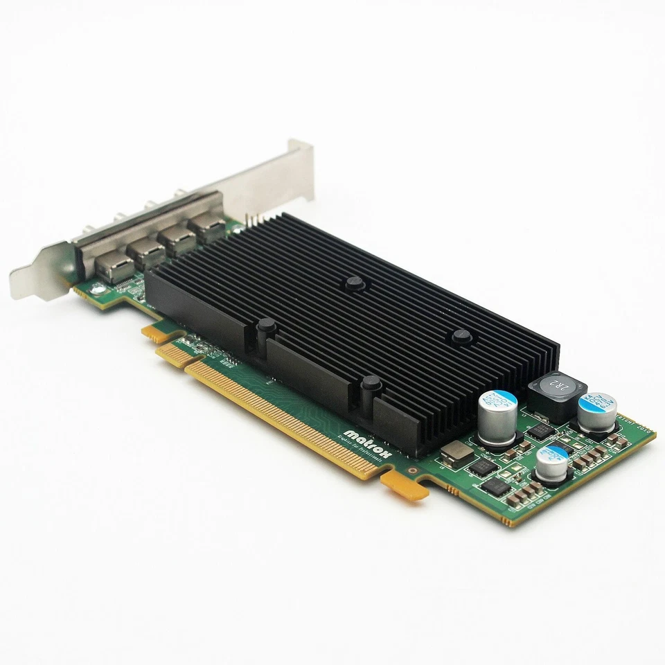 Matrox M9148 1GB High Profile Quad 4 Monitor Mini Displayport Scheda Video pc - Immagine 4 di 4