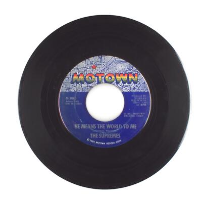 The Supremes - He Means the World to Me; Where Did Our Love Go - Vinyl 45 RPM 7''