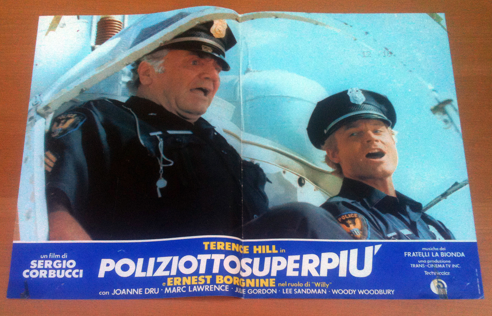 POLIZIOTTO SUPERPIù poster fotobusta affiche Terence Hill Ernest