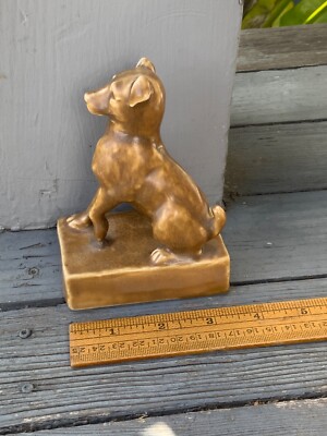 Rookwood Pottery 1924 #2777 Dog Figure NICE!