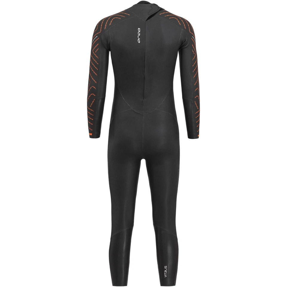 Orca Vitalis TRN Openwater Mens Wetsuit Black Neoprene Swimming Thermal - Image 2 of 4