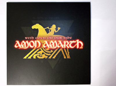 With Oden on Our Side by Amon Amarth Like New Metal Blade Release Black