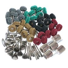 69Pcs Abrasive Wheel Buffing Polishing Wheel Wire Brushes Set for Rotary Tool
