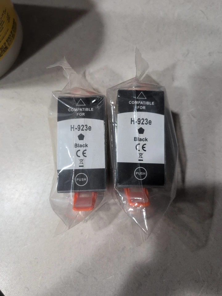 Cartuchos de tinta H-923e (2) negros para OfficeJet Pro 8120e 8130e con chip Foto 2 de 2