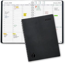 2026 Planner Weekly and Monthly – Hourly Appointment Book 2026 – Softcover,