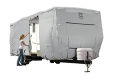 Classic Accessories Over Drive PermaPRO Travel Trailer Cover, Fits 15' - 18' ...