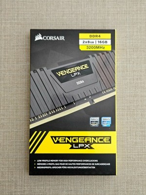 Corsair Vengeance LPX schwarz UDIMM 16GB Kit  DDR4-3200 CL16-20-20-38 2x8 GB RAM