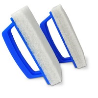 Spezial -RandreinigungsbüRste Handschrubber Blau 2 Stk. PoolbüRste Poolreinigung