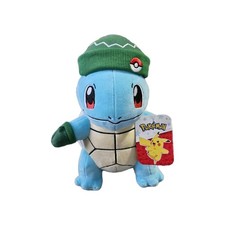 Pokemon Squirtle Christmas Stuffed Animal Plush Hat New With Tags