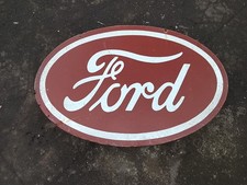 Porcelain Ford Enamel Sign 36x24 Inches Double Sided