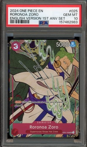 Roronoa Zoro Roronoa Zoro #OP01-025 Rookie