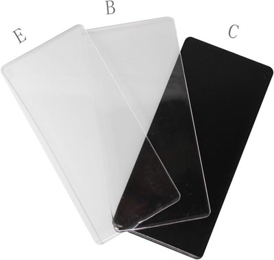 3 Plate Set: E, B, C for 3'' Die Cutting & Embossing Machine, Mini Die Machine, 3