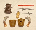 vintage G.I. GI JOE gijoe BUDO BODY PARTS + WEAPONS LOT #2 arms swords FREE SHIP