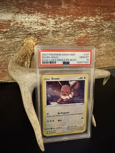 Pokemon Eevee SWSH127 Evolving Skies Blister Promo PSA 10