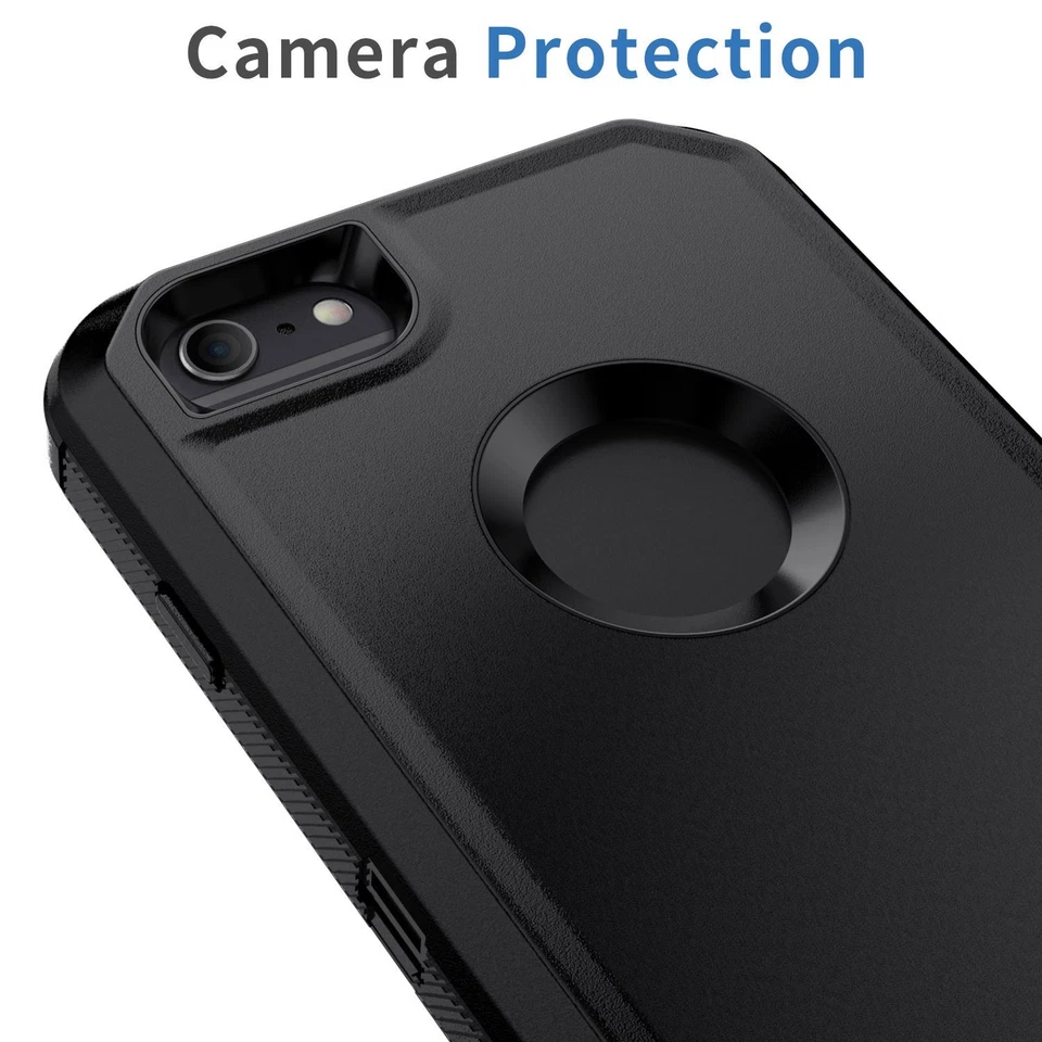 For iPhone SE2 SE 2022 6 6S 7 8 Plus Shockproof Heavy Duty Rugged Case Cover - Image 4 of 4