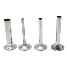 #8 Stainless Steel Sausage Stuffer Funnels for Meat Grinder Sausage Stuffer Tube