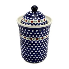 Polish Pottery Kitchen Storage Canister with ...