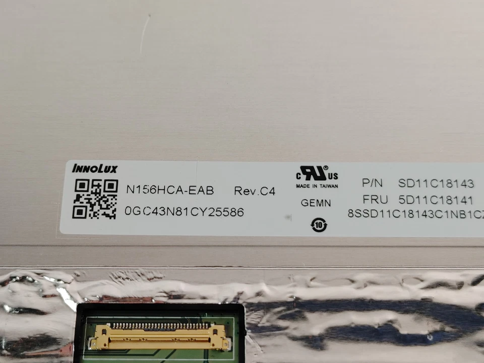 Pantalla mate para portátil Innolux N156HCA-EAB REV.C4 1920 x 1080 15,6 pulgadas Foto 4 de 4