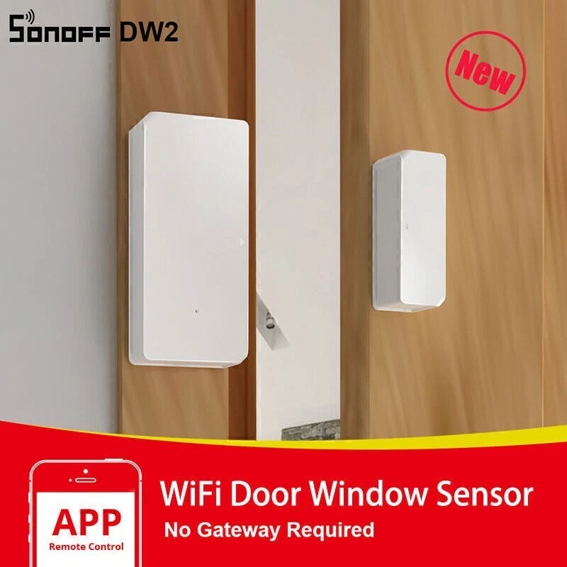 SONOFF DW2 Wifi Wireless Door Window Sensor Open/Closed Detectors e-WeLink APP - Image 3 of 4