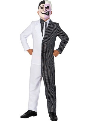 Offizielles Two-Face DC Comics Kostüm für Jungen (Warner Bros) Funidelia