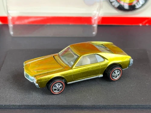 Vintage Hot Wheels Redline 1969 INSANE TRUE YELLOW Custom AMX - BP PULL GEM! NR!