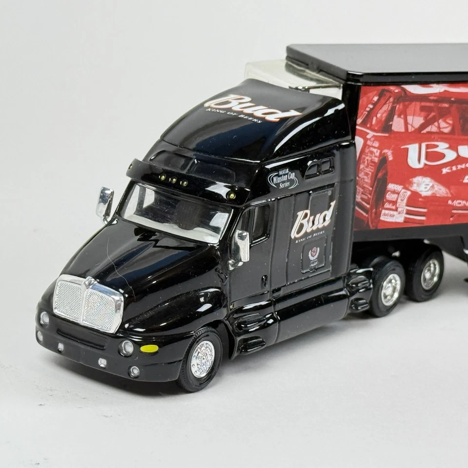 Dale Earnhardt Jr. 2002 Budweiser Nascar Action Hauler Diecast Truck & Trailer  - Image 3 of 4