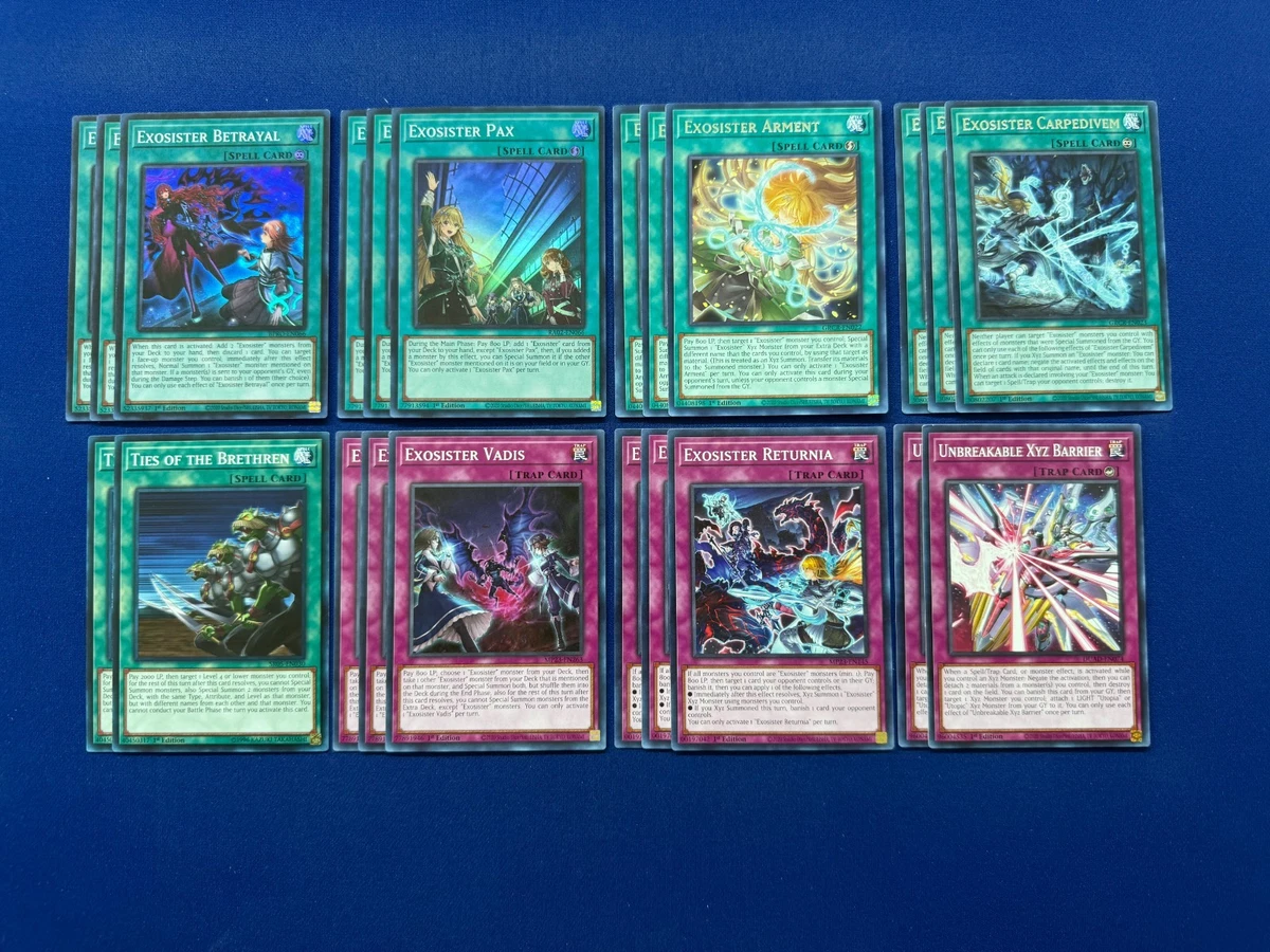 Yu-Gi-Oh! - Complete Exosister Xyz Deck