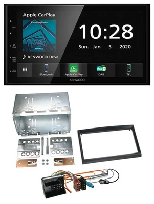 Kenwood Bluetooth MP3 DAB USB 2DIN Autoradio für Peugeot Expert 207 307 Partner - Bild 1 von 4