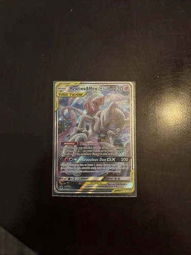 Pokémon TCG Mewtwo & Mew GX SM191 Black Star Promo Card Lightly Played