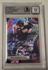 Travis Bazzana Signed 24 Bowman Best Refractor Rookie Card /299 Beckett Auto 10 