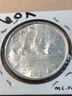 1953 Canadian 80% Silver Dollar Elizabeth II XF/AU Coin NICE #607