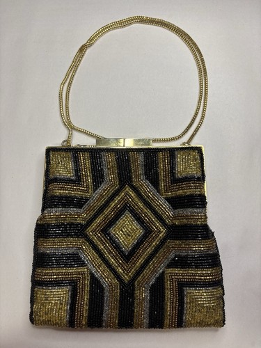 Vintage Beaded Evening Bag #4914