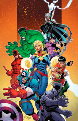 Marvel Multiverse Role-Playing Game Playtest Rulebook TP Direct Market Variant