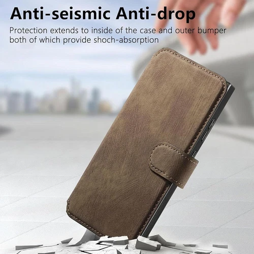 2-in-1 Detachable Wallet Magnetic Case For Samsung Galaxy S25 S24 S23 S22 Ultra - Picture 7 of 14