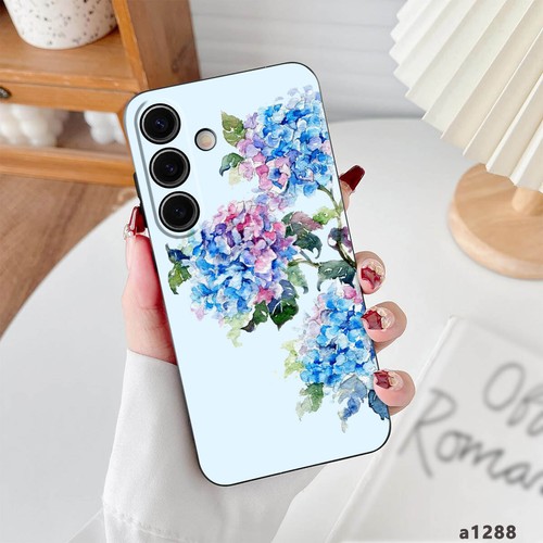 Pretty Flowers Phone Case For Samsung Galaxy S25 S24 S23 A36 A26 Silicone Cover - Photo 17 sur 50