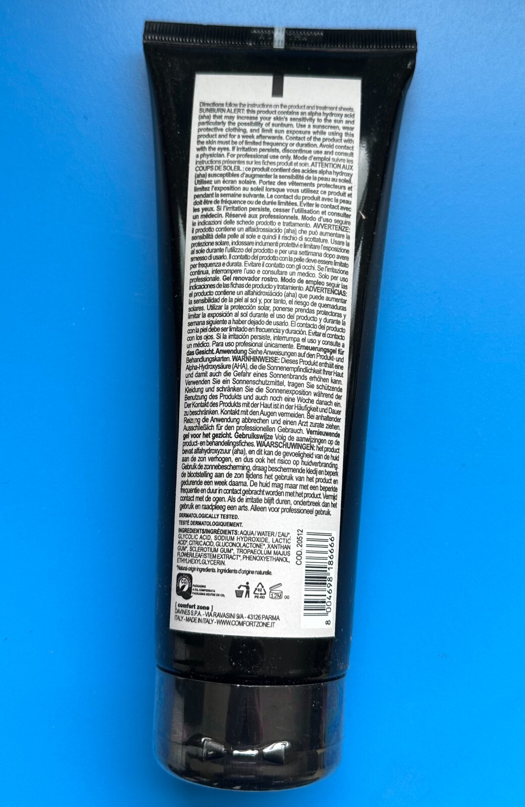 Comfort Zone Skin Regimen Face Renewer Gel 8.45 oz / 250 ml Professional New