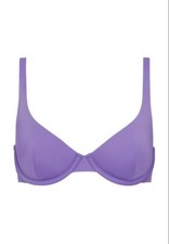 NWT Cuup Size 6 Ultraviolet The Scoop Swim Top UPF 50 Protection Underwire