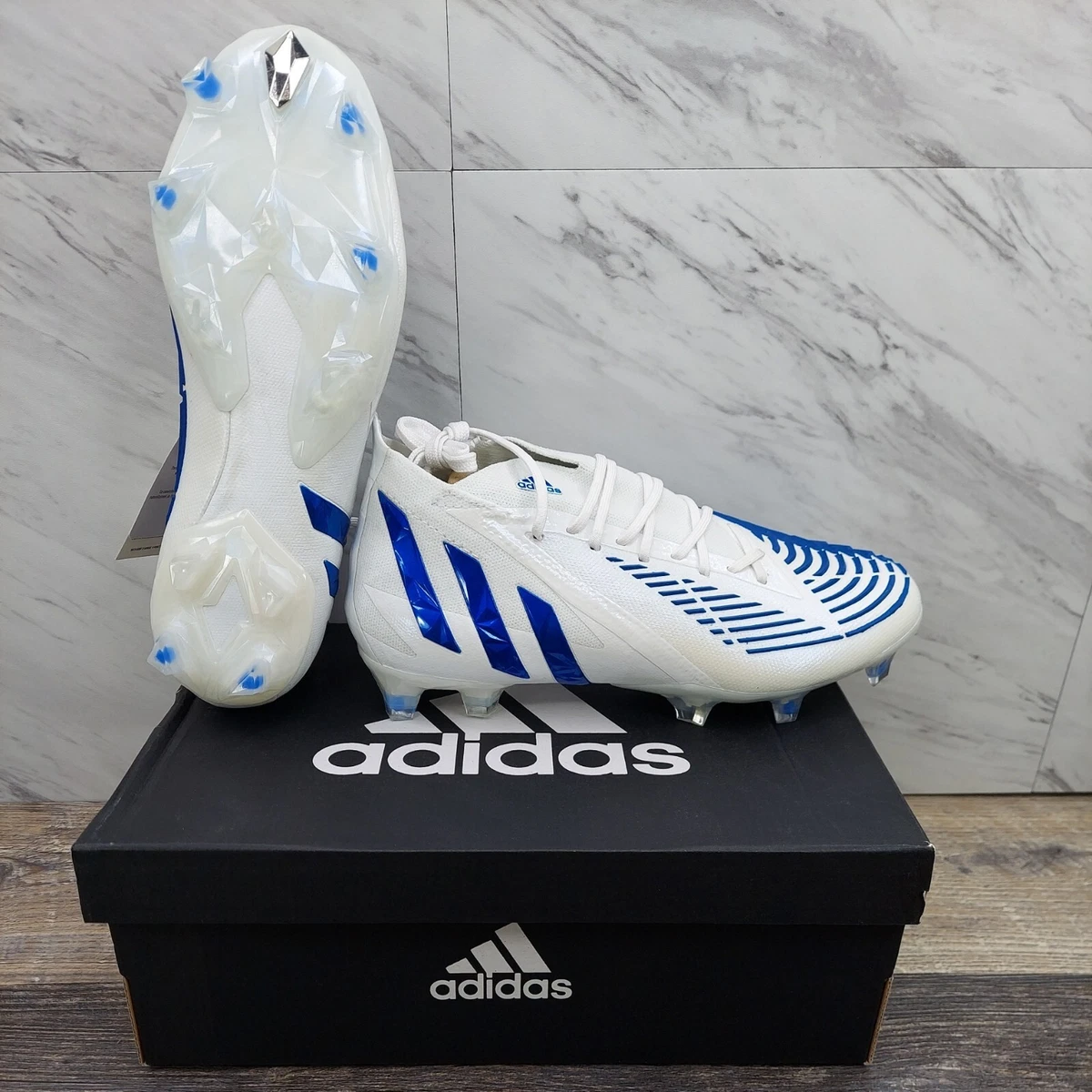 Adidas white soccer on sale cleats