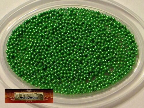 M00567-FS MOREZMORE 374LS METALLIC KELLY GREEN 1mm Microbeads Micro Beads - 第 1/1 張圖片