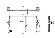 Ladeluftkühler für VOLVO S60 I S80 I V70 II XC70 CROSS