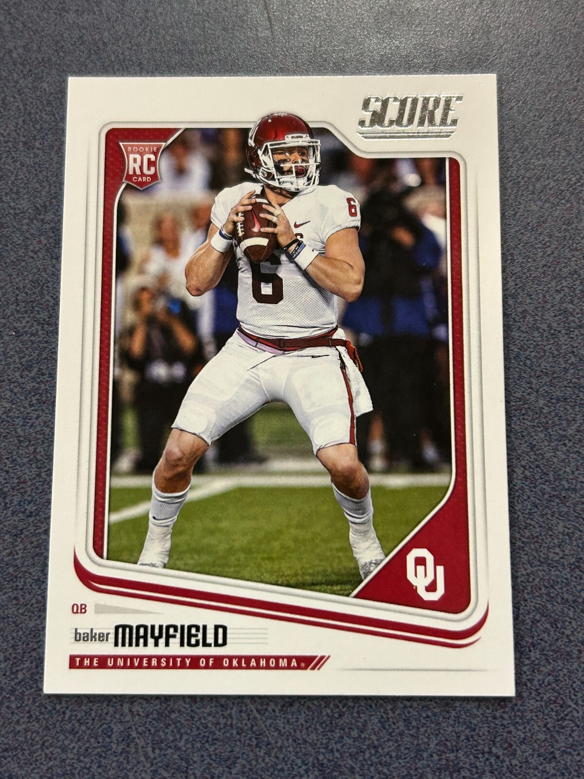 2018 Score - Rookies #351 Baker Mayfield (RC) @QJ57