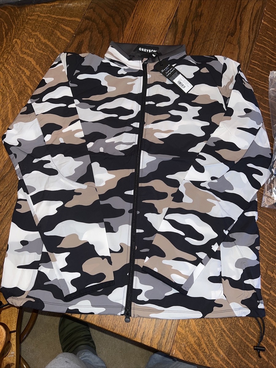 NWT Greyson Golf Camo Trailwolf Lightweight Windbreaker NWT Greyson Golf Camo Trailwolf Lightweight Windbreaker