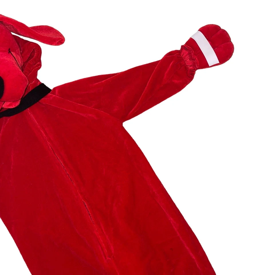 Рубины Clifford большой красный собаки костюм мальчиков девочек маленький унисекс плюшевый искусственный бархат - Изображение 4 из 4