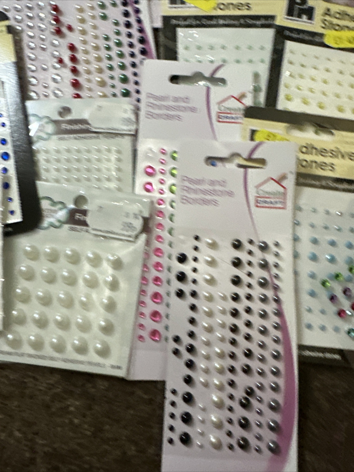 Crafting Gem Stones Job Lot Various Makes 42 Packs Roughly eBay