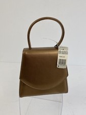 Borsa a tracolla/tracolla Zenith oro metallizzato vintage nuova con etichette in morbida pelle Canada/r