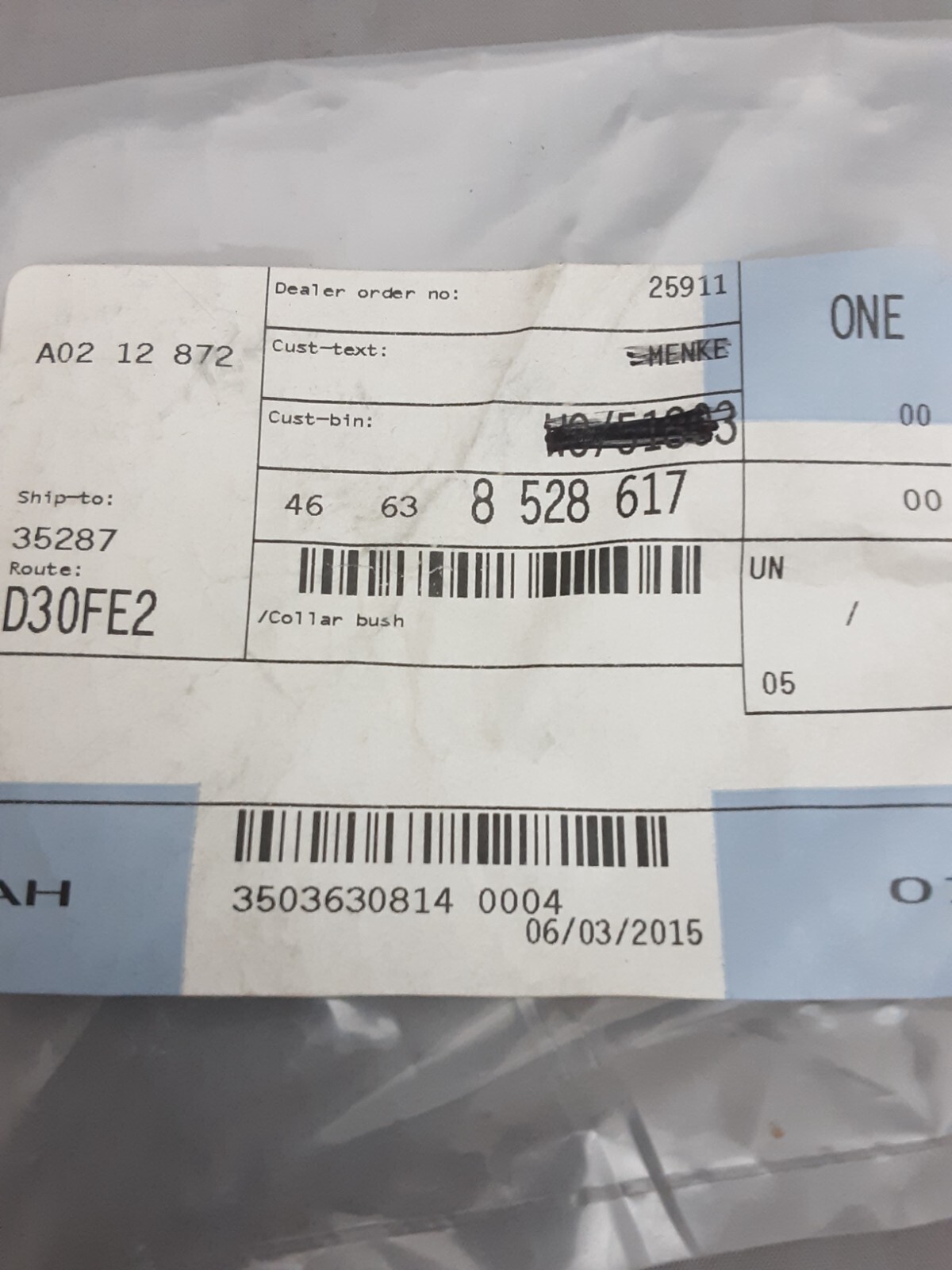 NEW GENUINE BMW 46638528617 COLLAR BUSH | eBay